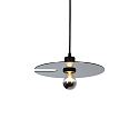 Luminaire à suspension MIRRO 1.0 petit E27 IP20, chrome, noir gradable