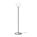 Lampadaire DRO FLOOR 3.0 - 165CM avec interrupteur, avec variateur à cordon E27 IP20, blanc opale, noir mat gradable