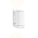 LED Outdoor Wall luminaire TUBE 2.0, IP65, 2-sided, 2x 8W 3000K 38�, CRi >90, dimmable, white
