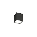 Outdoor LED Ceiling luminaire TRAM CARR� 1.0, IP65, square, 6W 3000K 36�, CRi >90, dimmable, anthracite