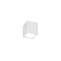 Outdoor LED Ceiling luminaire TRAM CARR� 1.0, IP65, square, 6W 3000K 36�, CRi >90, dimmable, white