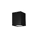 Plafonnier ext�rieur TUBE CARR� 1.0 angulaire, rigide GU10 IP65, noir  gradable