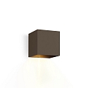 Luminaire mural d�ext�rieur BOX 1.0 forme en d�, r�glable, unilat�ral IP65, bronze gradable