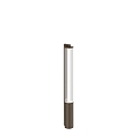 Borne d'éclairage RIBELLE FLOOR 1.0 IP65, bronze gradable