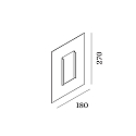 Accessory for PLANO 2.0 - flush mounted frame