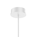 Rosace de plafond pour SHIEK / BOX / DOCUS (...) 1 voie, rond, sans abat-jour, version pour montage en surface, blanc �clatant