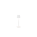 Lampe de table � accu POLDINA MICRO IP65, blanche gradable