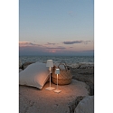 Zafferano battery table lamp POLDINA MICRO IP65, white dimmable