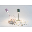 Zafferano Lampe de table � accu POLDINA MICRO IP65, vert sauge gradable