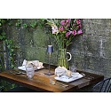 Zafferano battery table lamp POLDINA MICRO IP65, dark grey dimmable