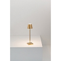 Zafferano Lampe de table � accu POLDINA MICRO IP65, scintillant, or gradable
