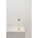 Zafferano Lampe de table � accu POLDINA MICRO IP65, couleur sable gradable