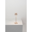 Zafferano Lampe de table � accu POLDINA MICRO IP65, couleur sable gradable