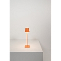 Zafferano Lampe de table � accu POLDINA MICRO IP65, orange gradable