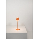 Zafferano Lampe de table � accu POLDINA MICRO IP65, orange gradable