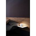Lampe de table � accu PUSH-UP TAVOLO PRO cylindrique, r�glable, avec diffuseur IP54, blanche, laqu� gradable