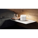 Zafferano Lampe de table � accu PUSH-UP TAVOLO PRO cylindrique, r�glable, avec diffuseur IP54, blanche, laqu� gradable