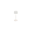 Lampe de table � accu OLIVIA MICRO IP65, blanc mat gradable