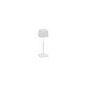 Lampe de table � accu OFELIA MICRO IP65, blanc mat gradable