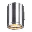 SLV Outdoor Luminaire ROX WALL OUT UP/DOWN, QPAR11, IP44, 2x GU10 max. 50W, alu brushed