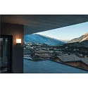 SLV Luminaire mural d'extérieur SQUARE WALL E27 IP44, aluminium brossé
