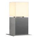 SLV Lampadaire d'extérieur SQUARE POLE 30 petit E27 IP44, acier inoxydable gradable