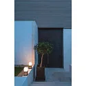 SLV Lampadaire d'extérieur SQUARE POLE 30 petit E27 IP44, acier inoxydable gradable