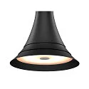 SLV Premium LED Pendant luminaire BATO 35 PD, Ø 35cm, 21W 2500K 1300lm 100°, TRIAC dimmable, black