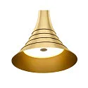 SLV Premium LED Pendant luminaire BATO 45 PD, Ø 45cm, 30W 2500K 1900lm 100°, TRIAC dimmable, brushed brass