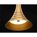 SLV Premium LED Pendant luminaire BATO 45 PD, Ø 45cm, 30W 2500K 1900lm 100°, TRIAC dimmable, brushed brass