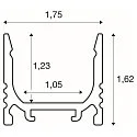 SLV Profil de montage GRAZIA 10 standard noir 