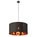 SLV Abat-jour FENDA Ø 70CM grand, cylindrique, cuivre, noir 
