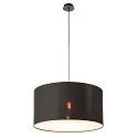 SLV Abat-jour FENDA Ø 70CM grand, cylindrique, cuivre, noir 