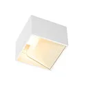 SLV Luminaire mural LOGS IN DTW haut bas, petit, Dim-To-Warm, indirect IP20, blanche gradable