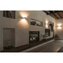 SLV Luminaire mural LOGS IN DTW haut bas, petit, Dim-To-Warm, indirect IP20, blanche gradable