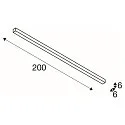 SLV Luminaire de plafond Q-LINE CL 200 pour VDU, noir gradable