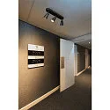 SLV Luminaire mural AVO TRIPLE GU10, noir 