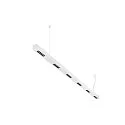 SLV Luminaire à suspension Q-LINE PD pour VDU, blanche gradable