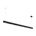 Luminaire à suspension Q-LINE PD pour VDU, noir  gradable
