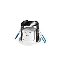 SLV Plafonnier encastré KAMUELA ECO IP65, blanche gradable