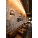 SLV Luminaire mural FENDA BASE haut, rigide, sans abat-jour E27 IP20, blanche gradable