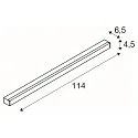 SLV Applique et plafonnier SIGHT 115 CW rigide, commutable IP20, blanche 