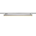 Luminaire triphasé SIGHT TRACK ON-OFF rigide, commutable IP20, gris argent 