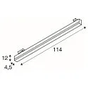 Luminaire triphasé SIGHT TRACK 3-PHASE courant constant IP20