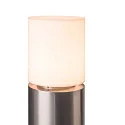 SLV Bollard pole light ROX ACRYL E27, IP44, H 90cm, inox 304