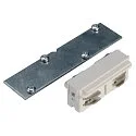 Connecteur longitudinal triphasé EUTRAC® mécanique, version pour montage encastré, lot de 1, électrique, blanche