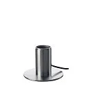 SLV Table lamp FITU TL, E27 max. 10W, with switch, brushed aluminum