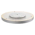 SLV LED Wall and Ceiling luminaire MEDO 90 CW CORONA DALI, Ø 90cm, 78W 3000/4000K 105°, gray