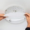 SLV Plafonnier encastré MEDO 30 EL avec carde IP20, blanche 