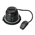 SLV Downlight VARU QPAR51 DL rond, rigide GU10 IP65, noir gradable